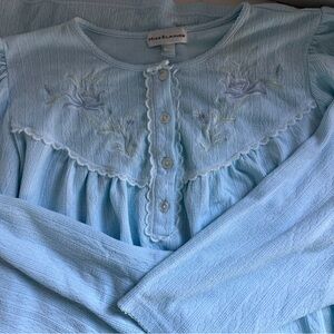 Miss Elaine blue nightgown sz L
